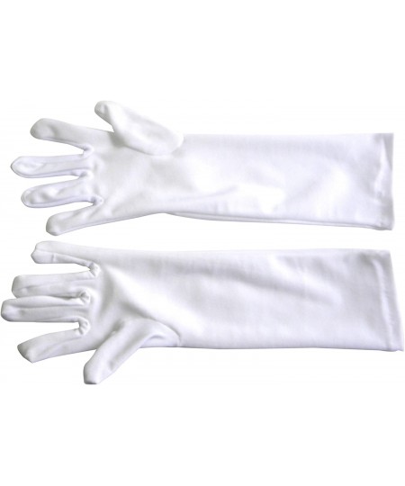 Girls Tea Party Stretch Polyester Long Dress Gloves Set of 4 White Childrens $30.43 - Kids' Dress-Up Accessories