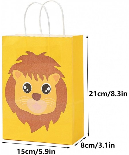 18 Packs Safari Animals Candy Bags For Birthday Party With Handles Jungle Theme Party Supplie Safari Animals Goodie Bags for ...