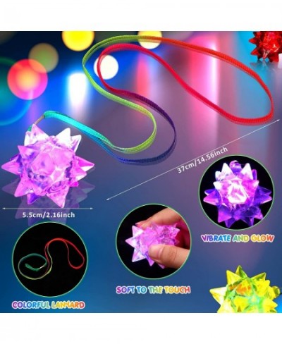 72 Pcs Glow in The Dark Party Supplies 36 Pcs Led Glasses 36 Pcs Glow Necklaces Light up Glasses Flashing Crystal Star Neckla...