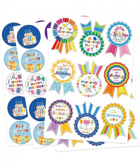 24PCS Happy Birthday Badge Stickers - It's My Birthday Labels for Kids Birthday Party Favors Classroom Supplies Decorations $...