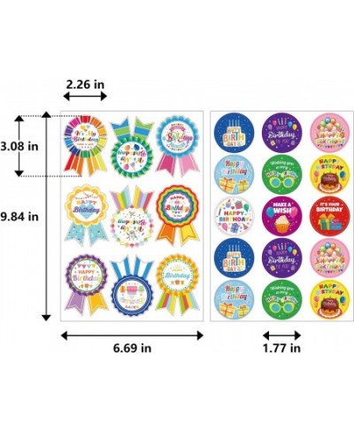 24PCS Happy Birthday Badge Stickers - It's My Birthday Labels for Kids Birthday Party Favors Classroom Supplies Decorations $...