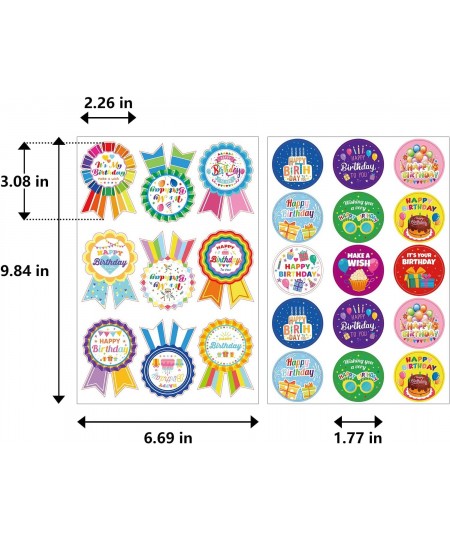 24PCS Happy Birthday Badge Stickers - It's My Birthday Labels for Kids Birthday Party Favors Classroom Supplies Decorations $...