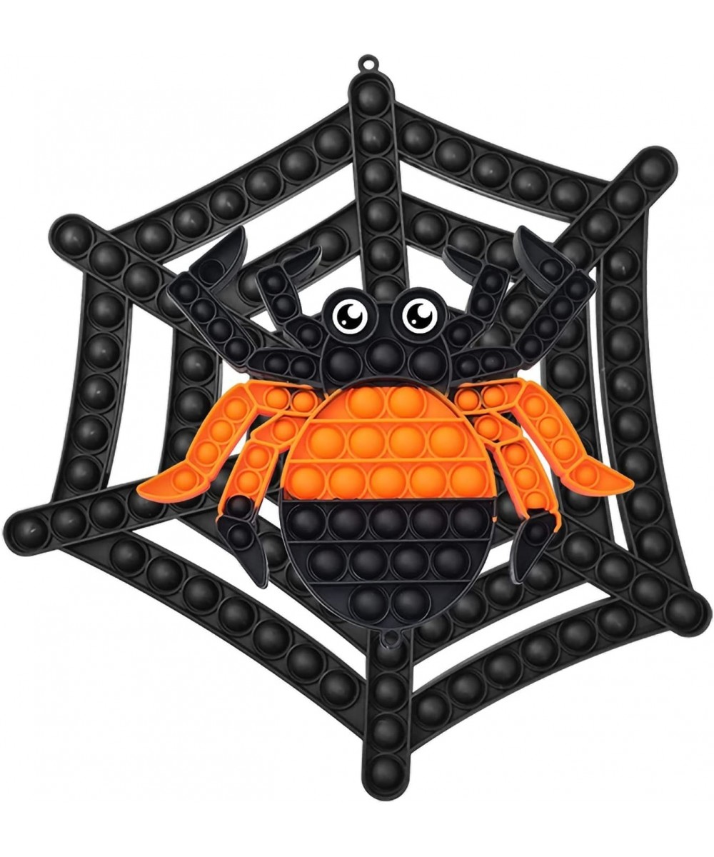 13 Inch 2 PACK Halloween Pop it Fidget Toy Big Pumpkin Puzzles Popper Halloween Fidget Bulk and Pack Reduce Stress and Anxiet...