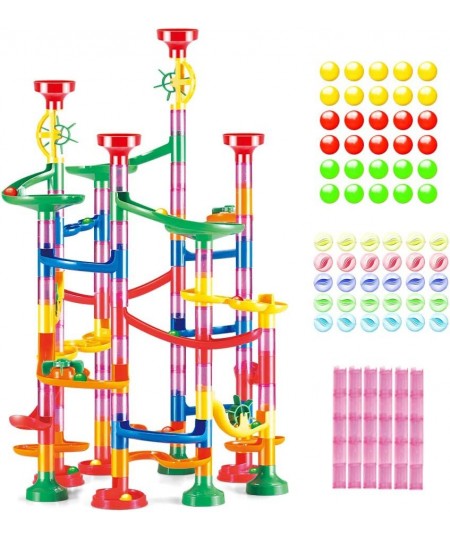 Marble Run Roll - Educational Construction Maze Block. Big Circle and Double Back Pieces for More Hang Time - 169 Pieces. Age...