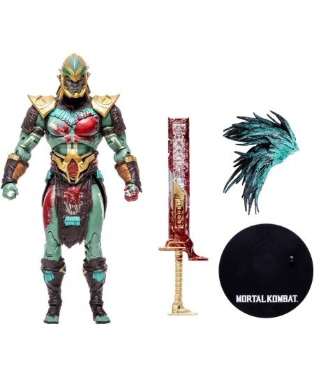 Mortal Kombat Kotal Kahn (Bloody) 7" Action Figure with Accessories $32.49 - Action Figures