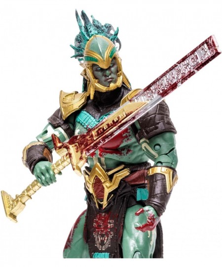 Mortal Kombat Kotal Kahn (Bloody) 7" Action Figure with Accessories $32.49 - Action Figures