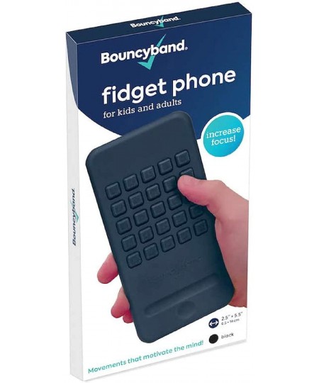 Bouncyband Fidget Phone – Realistic Smart Phone and Sensory Device ADHD Toys for Increasing Focus Relieving Anxiety and More ...