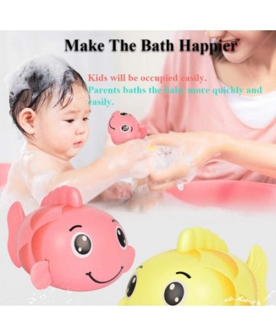 Kids Bath Toy Wind-up Swimming Carp Floating Water Toy Cute Little Carp Clockwork Fish Bathtub Toy for Toddlers (Pink) $16.89...