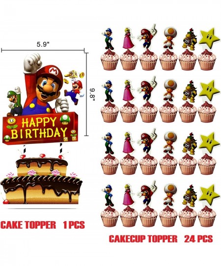 Super Mario Party Favor Party Decorations Super Mario party Themed Flatware Banner Balloons Plates Spoons Fork knives Napkins...