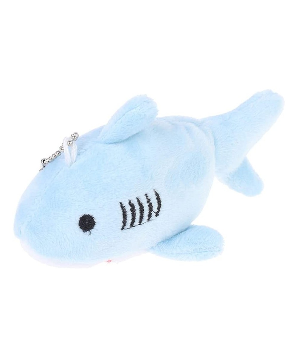 Shark Plush Keychain Stuffed Animal Toy Cartoon Backpack Keychain Pendant Cute Decorative Plush Toy Accessory(Blue) Medium $1...