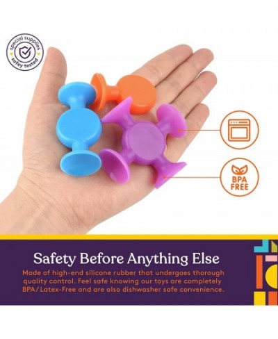 Suction Construction Bath Toys for Children 50-Pcs Motor Skills Hand-Eye Coordination Bath Toy Sensory Creativity Imagination...