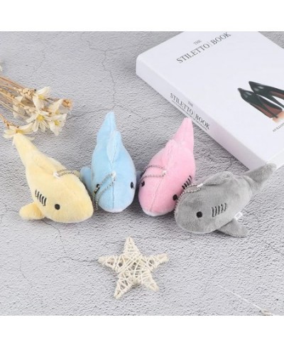 Shark Plush Keychain Stuffed Animal Toy Cartoon Backpack Keychain Pendant Cute Decorative Plush Toy Accessory(Blue) Medium $1...