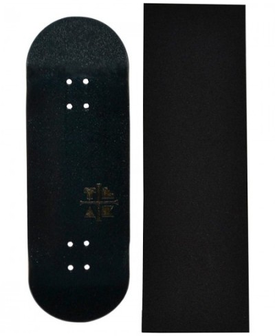 Prolific Wooden Fingerboard Deck Black Mamba - 32mm x 97mm - Handmade Pro Shape & Size - Five Plies Wood Veneer - Includes Pr...