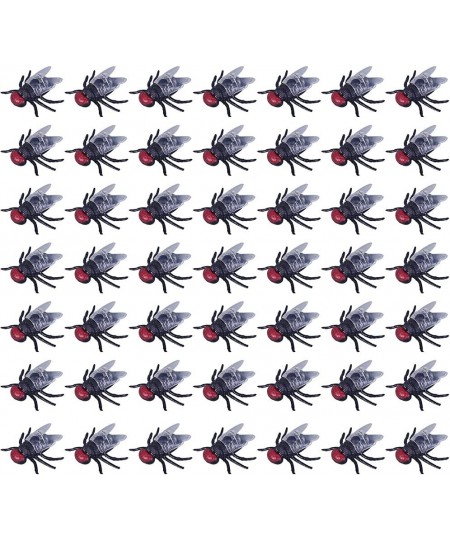 120pcs Mini Plastic Flies Fake Flies Simulated Plastic Insects Fly Joke Toys Prank Flies Toys for Joke Halloween Party Favors...