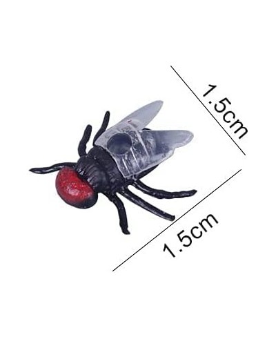 120pcs Mini Plastic Flies Fake Flies Simulated Plastic Insects Fly Joke Toys Prank Flies Toys for Joke Halloween Party Favors...