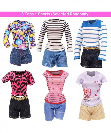 40 Pack for 11.5 Inch Girl Doll Accessories with 3 pcs Daily Clothes 3 pcs Pajamas 9 pcs Makeup 15 pcs Kitchenware and 10 Pai...