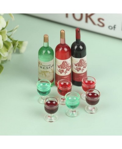 3 Pcs/Set Dollhouse Miniature Resin Bottle Dollhouse Miniature Beer Bottles Dollhouse Miniature Drink Bottles Dollhouse Wine ...