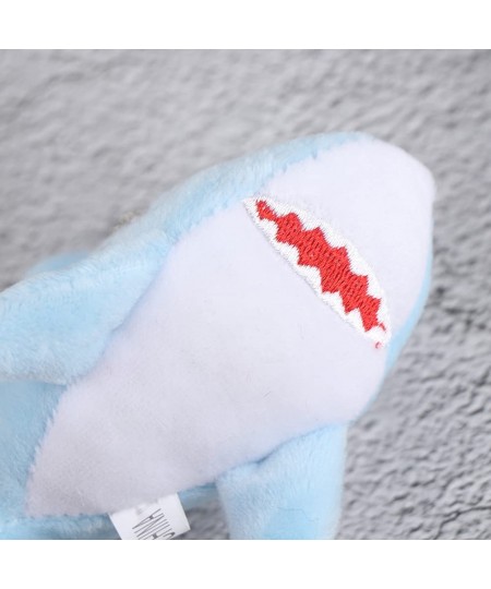 Shark Plush Keychain Stuffed Animal Toy Cartoon Backpack Keychain Pendant Cute Decorative Plush Toy Accessory(Blue) Medium $1...