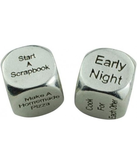 17 Year Anniversary Metal Date Night Dice - Create a Unique 17th Anniversary Date Night $28.86 - Game Accessories