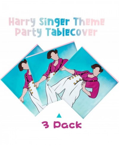 3 Pack Harry Singer Table Cover Party Supplies Harry Theme Birthday Party Decorations Favor Plastic Tablecloth Rectangle Disp...