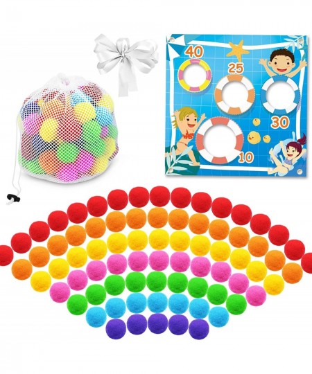 Reusable Water Balls 70PCS Soft Splash Soaker Bouncing Ball Super Absorbent Water Fight Balloons for Kids Adult Summer Fun Wa...