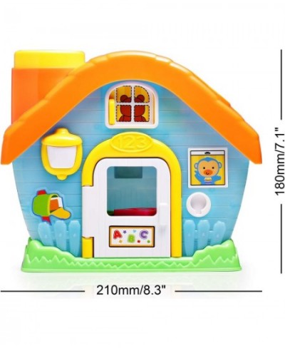 Shape Sorting House Toy My First House with Shape and Color Sorters Early Development Shape and Color Recognition Toy with 5 ...