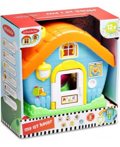 Shape Sorting House Toy My First House with Shape and Color Sorters Early Development Shape and Color Recognition Toy with 5 ...