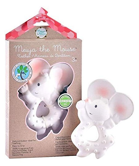 Tikiri Meiya The Mouse Teether (White) $27.29 - Baby Teether Toys