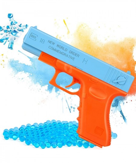 Manual Splatter Ball Gun Gel Splatter Ball Blaster Without Charge Splat Blaster Toy Pistol Suitable for Backyard Games Gift f...