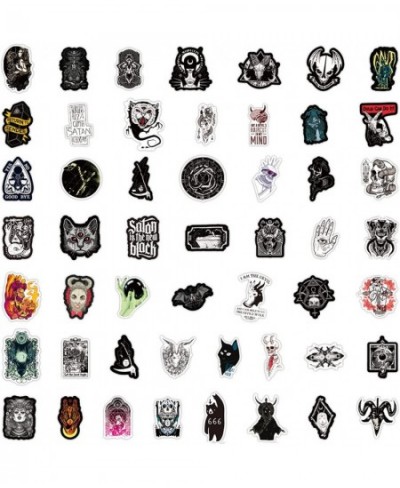 50pcs Gothic Punk Stickers Cool Horror Stickers for Teens Adults Waterproof Demon Stickers Decals for Water Bottle Hydroflask...