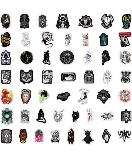 50pcs Gothic Punk Stickers Cool Horror Stickers for Teens Adults Waterproof Demon Stickers Decals for Water Bottle Hydroflask...