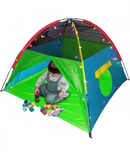 Large Kids Play Tent with Star Lights & Carrying Case for Boys & Girls Indoor & Outdoor 58"x58"x43 $44.81 - Kids' Play Tents ...