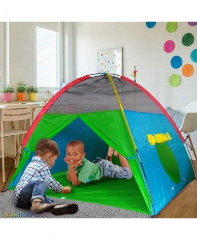 Large Kids Play Tent with Star Lights & Carrying Case for Boys & Girls Indoor & Outdoor 58"x58"x43 $44.81 - Kids' Play Tents ...