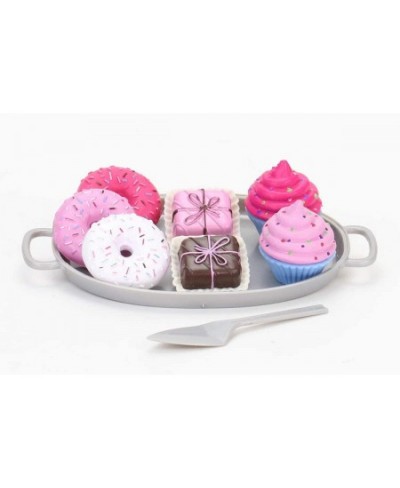 47 Piece Serving Set with Delicious Desserts for 18'' Dolls Multicolor $46.78 - Doll Playsets