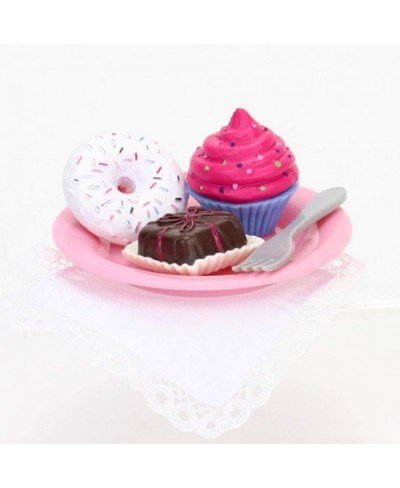 47 Piece Serving Set with Delicious Desserts for 18'' Dolls Multicolor $46.78 - Doll Playsets