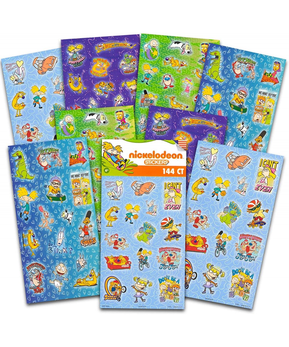 Nickelodeon Nicktoons Stickers 8 Sheets ~ 100+ 90s Nick Stickers Featuring Rugrats Rocco's Modern Life Catdog Hey Arnold Ren ...