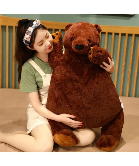 Djungelskog Bear Giant Simulation Bear Toy Stuffed Animal Plush Dol l Huge Cuddly Brown Teddy Bear for Home Decoration Valent...