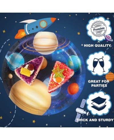 80 Count Space Plates 9 inch Paper Plates for Outer Space Birthday Party Supplies Heavy Duty and Disposable $32.31 - Kids' Pa...