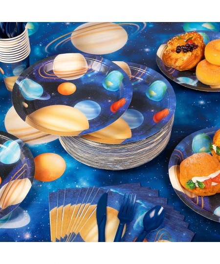 80 Count Space Plates 9 inch Paper Plates for Outer Space Birthday Party Supplies Heavy Duty and Disposable $32.31 - Kids' Pa...