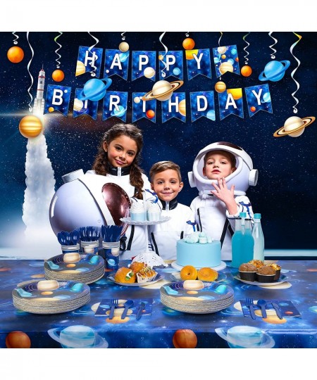 80 Count Space Plates 9 inch Paper Plates for Outer Space Birthday Party Supplies Heavy Duty and Disposable $32.31 - Kids' Pa...