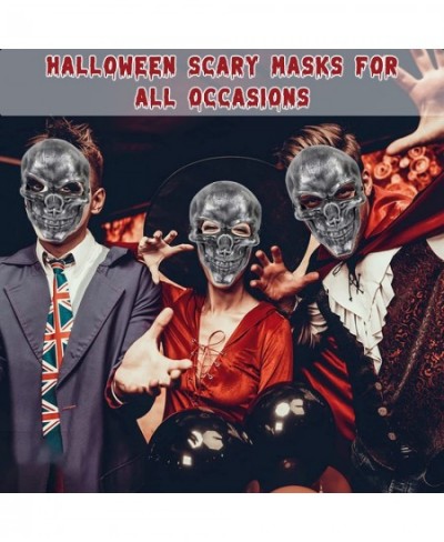 Scary Halloween Mask Creepy Halloween Mask Head Skull Mask Scary Decoration Mask $35.41 - Kids' Dress-Up Accessories