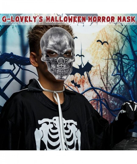 Scary Halloween Mask Creepy Halloween Mask Head Skull Mask Scary Decoration Mask $35.41 - Kids' Dress-Up Accessories