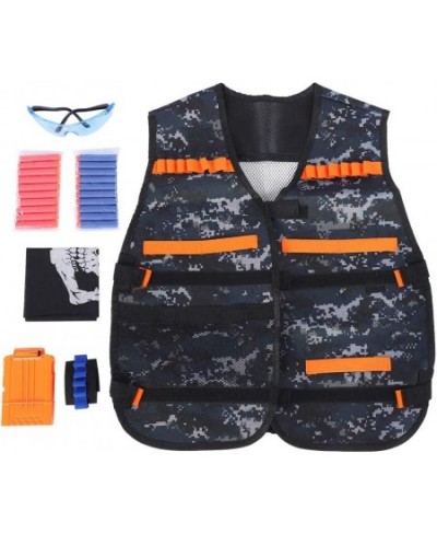 Kids Toy Clip Vests BULLETsss Holder Elite Tactic Vest Thickened Toy Thickened Kids Toy Gun Clip Vest for Clip Jacket Foam DA...