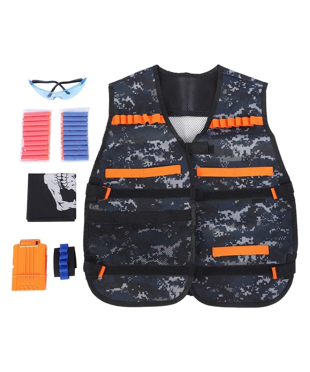 Kids Toy Clip Vests BULLETsss Holder Elite Tactic Vest Thickened Toy Thickened Kids Toy Gun Clip Vest for Clip Jacket Foam DA...