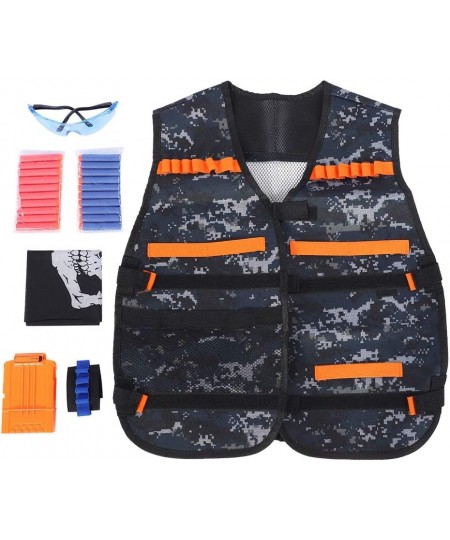 Kids Toy Clip Vests BULLETsss Holder Elite Tactic Vest Thickened Toy Thickened Kids Toy Gun Clip Vest for Clip Jacket Foam DA...