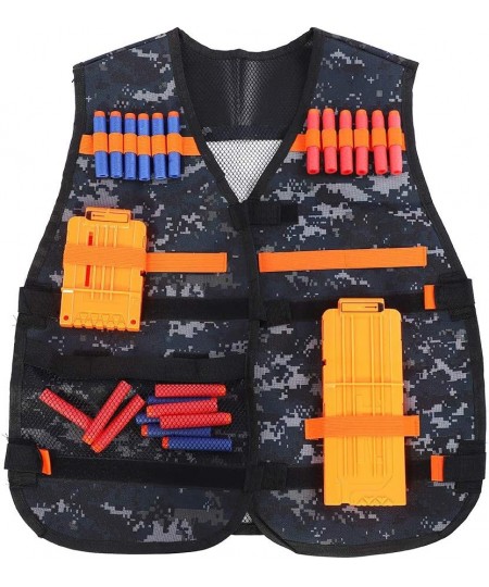 Kids Toy Clip Vests BULLETsss Holder Elite Tactic Vest Thickened Toy Thickened Kids Toy Gun Clip Vest for Clip Jacket Foam DA...