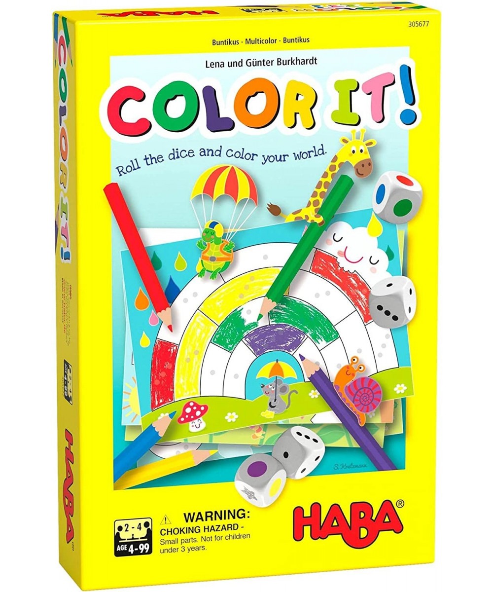 Color It! - A Roll & Write Coloring Game with 2 Variants $33.20 - Board Games