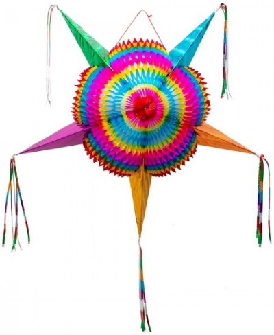 Mexican Piñata (Large 32 inches)- Authentic Handmade Foldable Large Pinata - Star Pinatas for Birthday Party - Mexican Piñata...