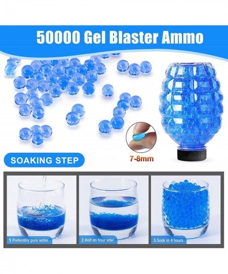 Electric Gel Ball Blaster Toy Splatter Ball Blaster with 50000 Water Beads Splat Ball Blaster Toys for Outdoor Activities Sho...