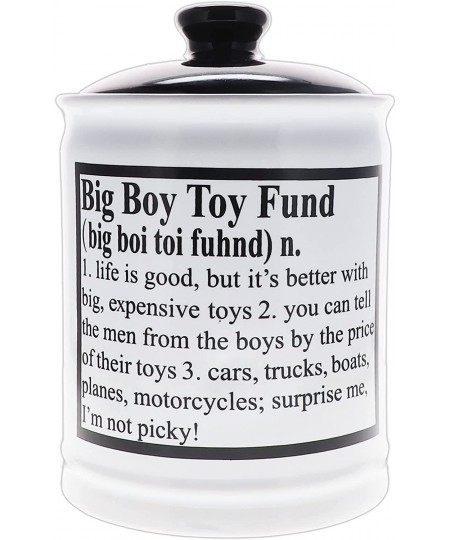 Big Boy Toy Fund Piggy Bank for Adults Best Gifts for Men Dad $49.29 - Kids' Money Banks